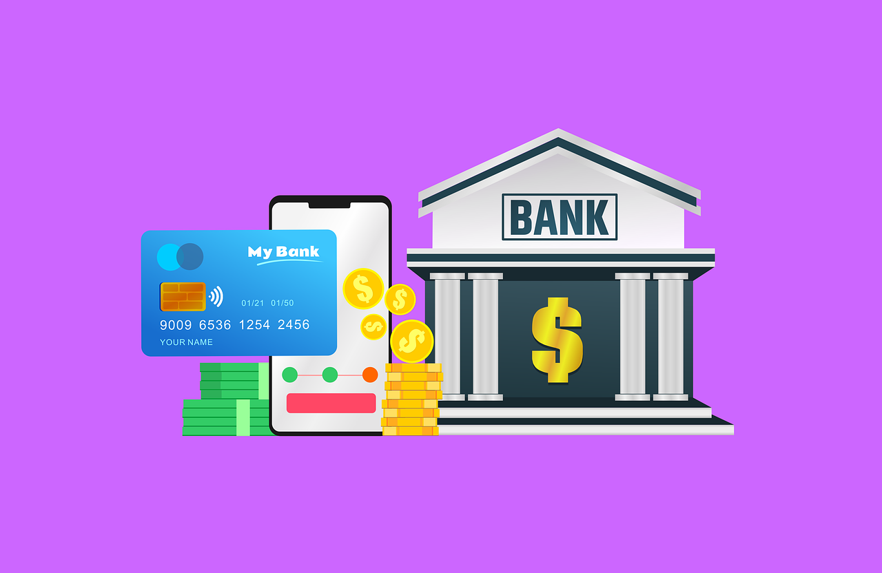 bank, card, online payment
